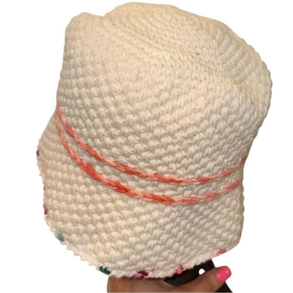 COTTAGECORE GRANNY CORE FLOWER HAT CROCHET / HANDMADE